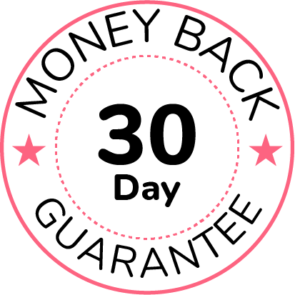 image of a 30day money back guarantee seal